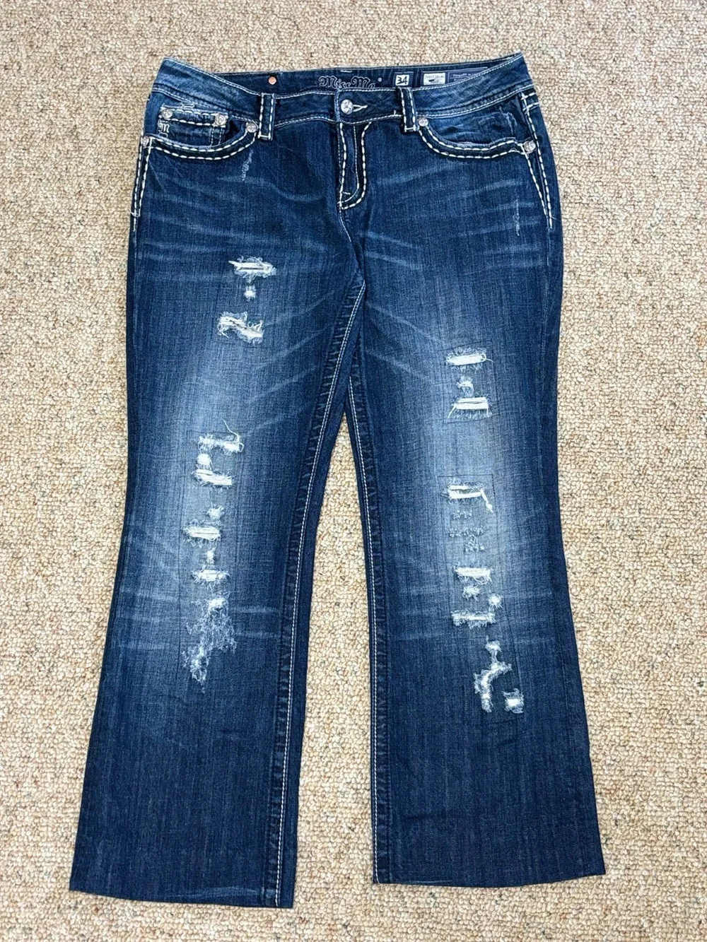 Miss Me Bootcut Distressed Jeans Women's Size 34